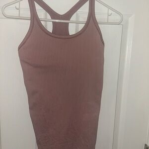 lululemon athletica Ribbed Tank Top - Mauve